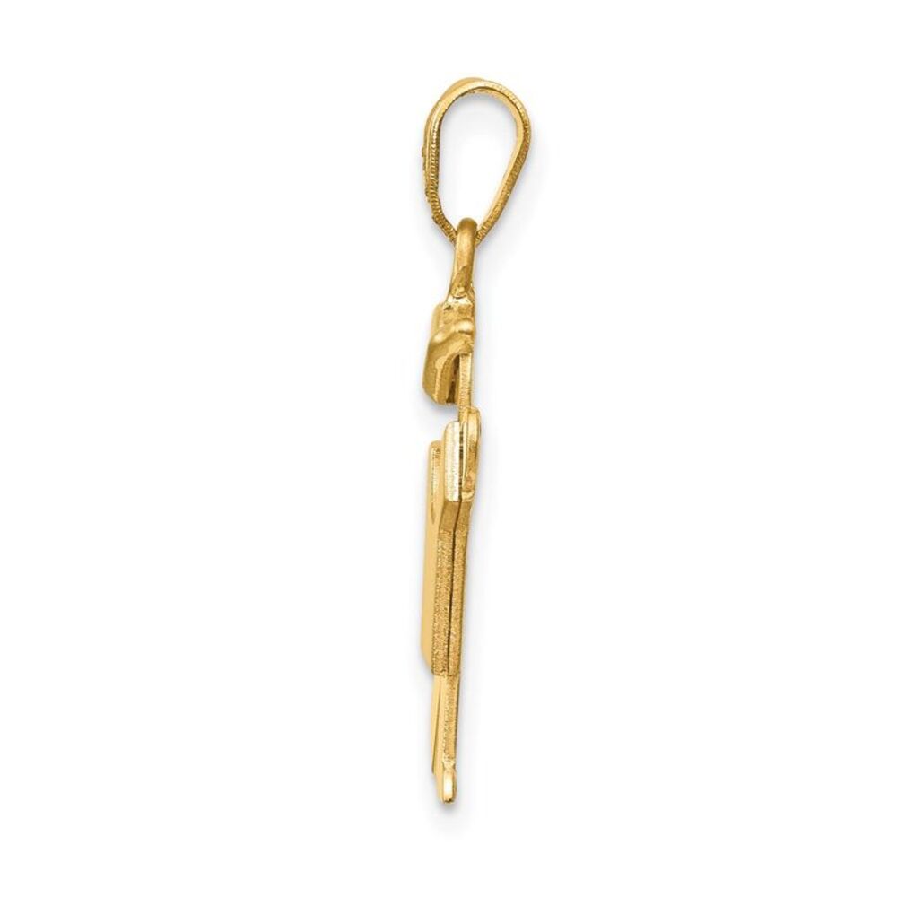Kazi Luxury 14k Yellow Gold Solid Engravable Boy … - image 2